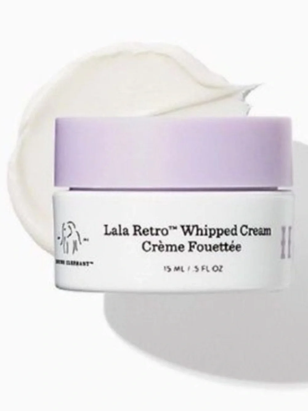 Drunk Elephant Lala Retro Whipped Cream – 15 mL / 0.5 oz – NEW